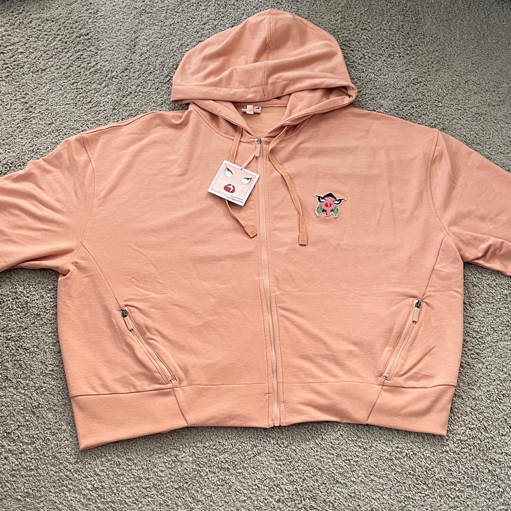 🤑 Badgley Mischka Original Artwork Full Zip Hoodie